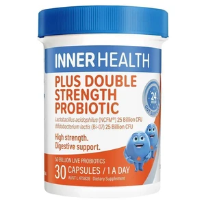 (PRE ORDER) Inner Health Plus Double Strength Probiotic 30 Capsules shelf life 2yrs